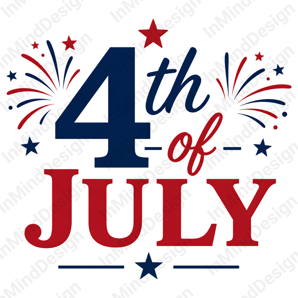 Classic 4th of July PNG