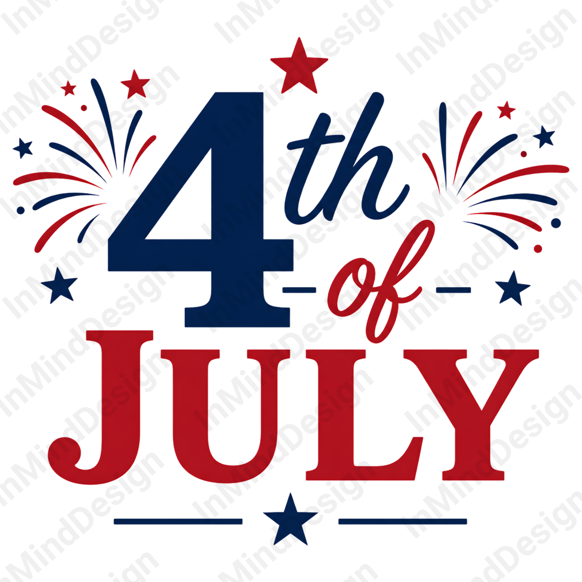 Classic 4th of July PNG
