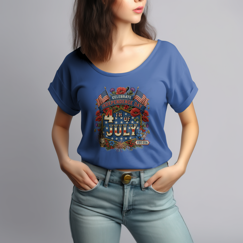 Celebrate 4th of July PNG Design