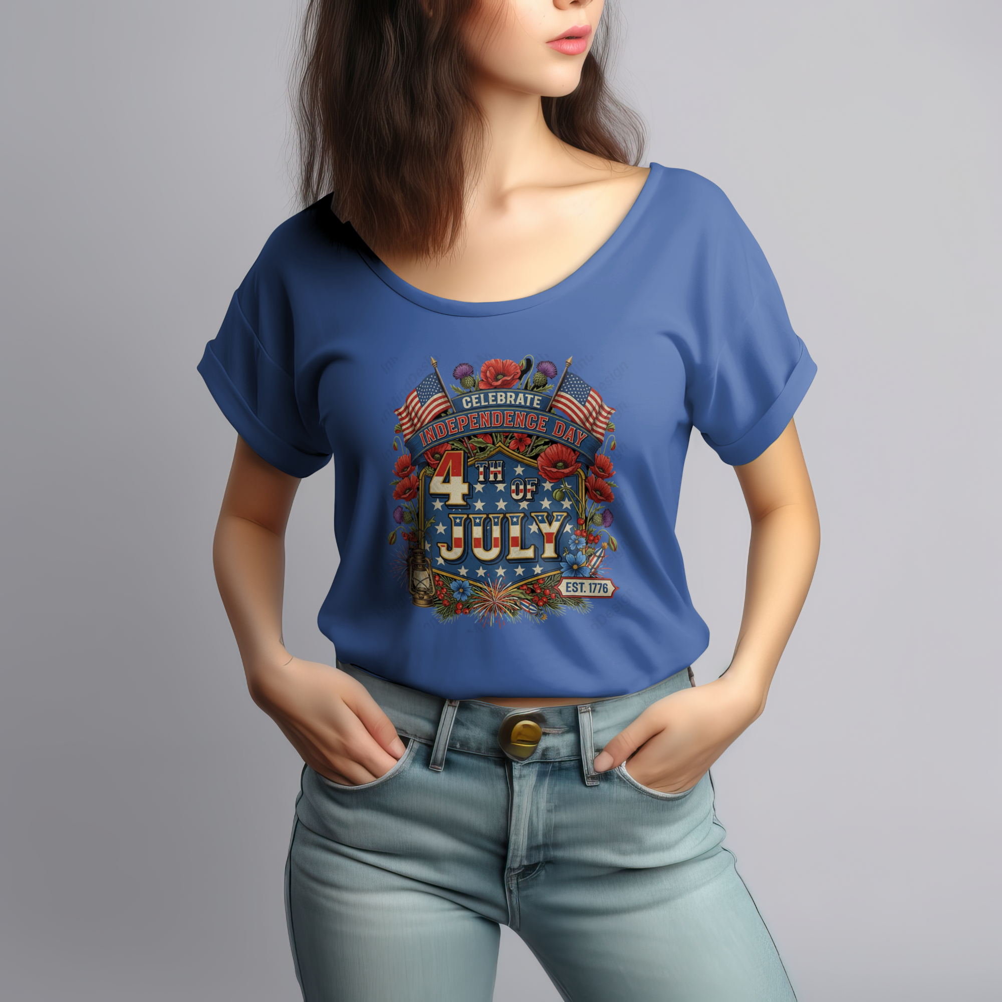 Celebrate 4th of July PNG Design