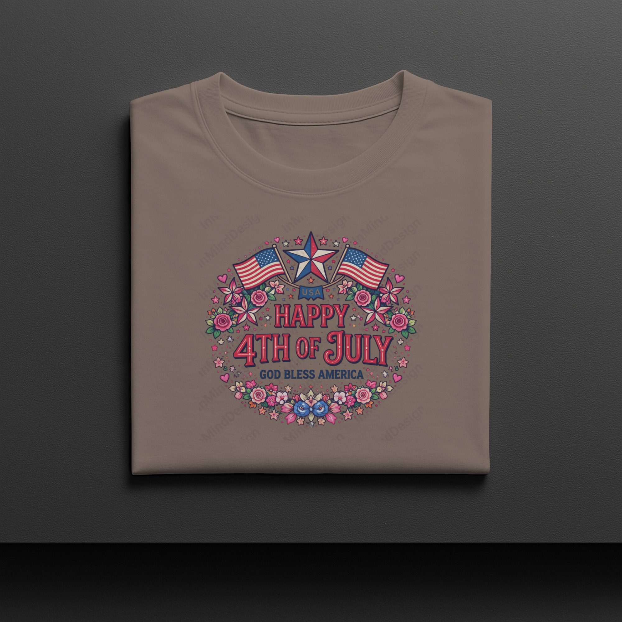 Floral 4th of July PNG