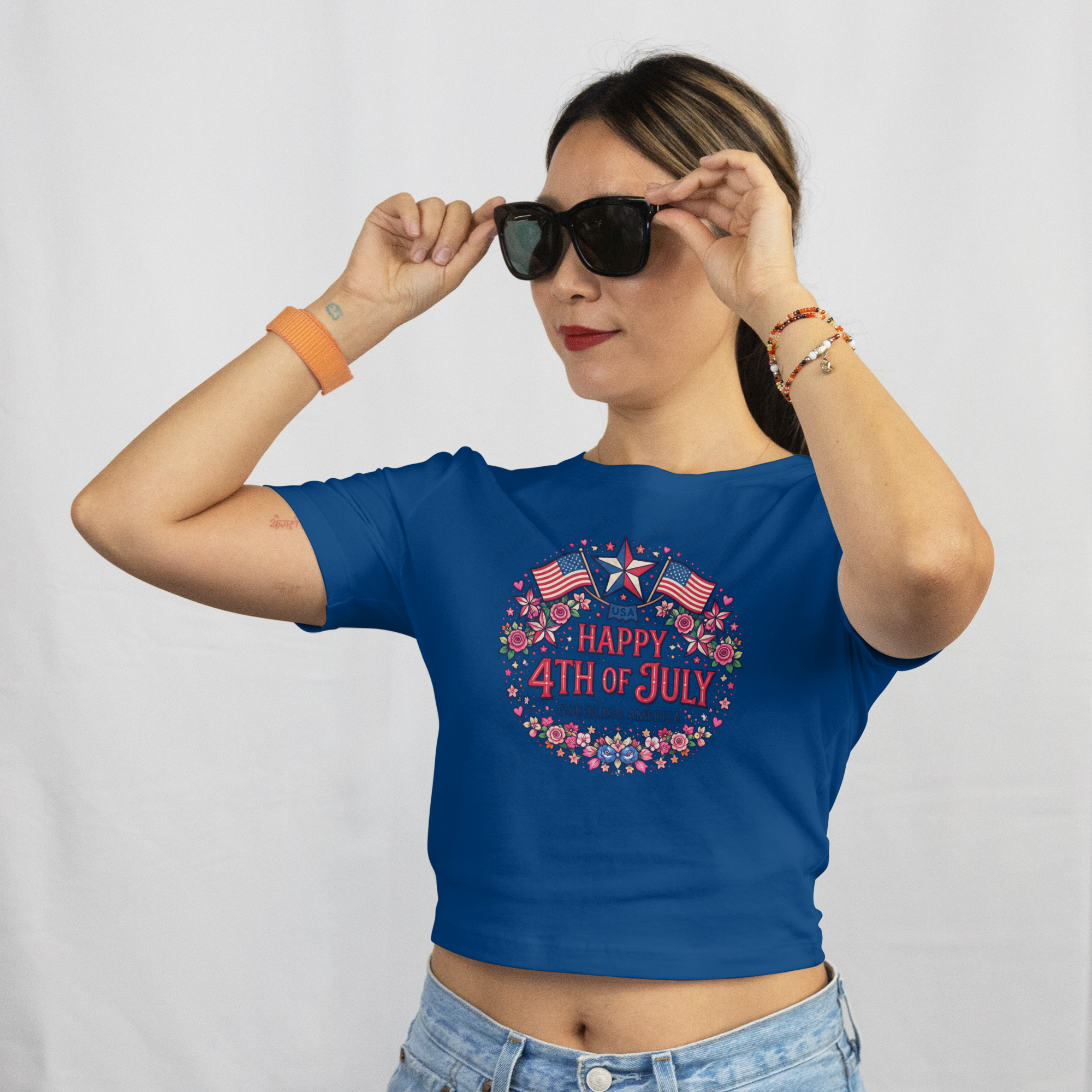 Floral 4th of July PNG