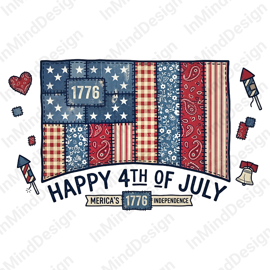Rustic Independence Day PNG