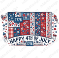 Vintage Quilted USA PNG