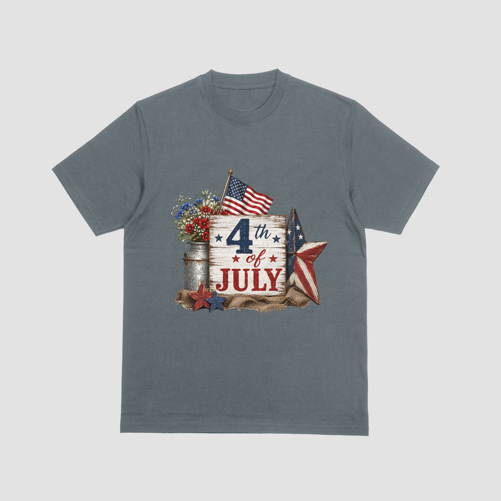 Farmhouse Rustic 4th of July PNG
