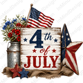 Farmhouse Rustic 4th of July PNG