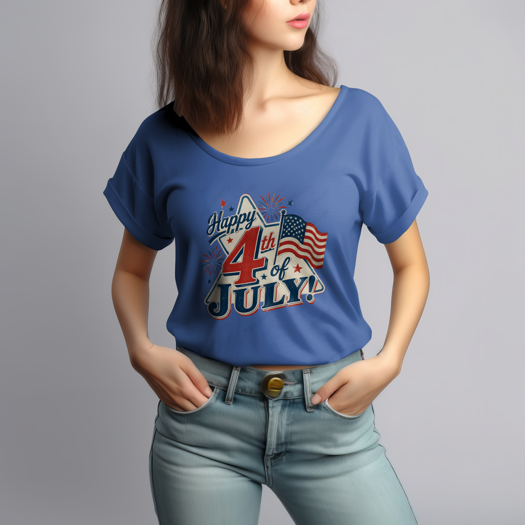 Vintage Independence Day PNG