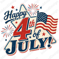 Vintage Independence Day PNG