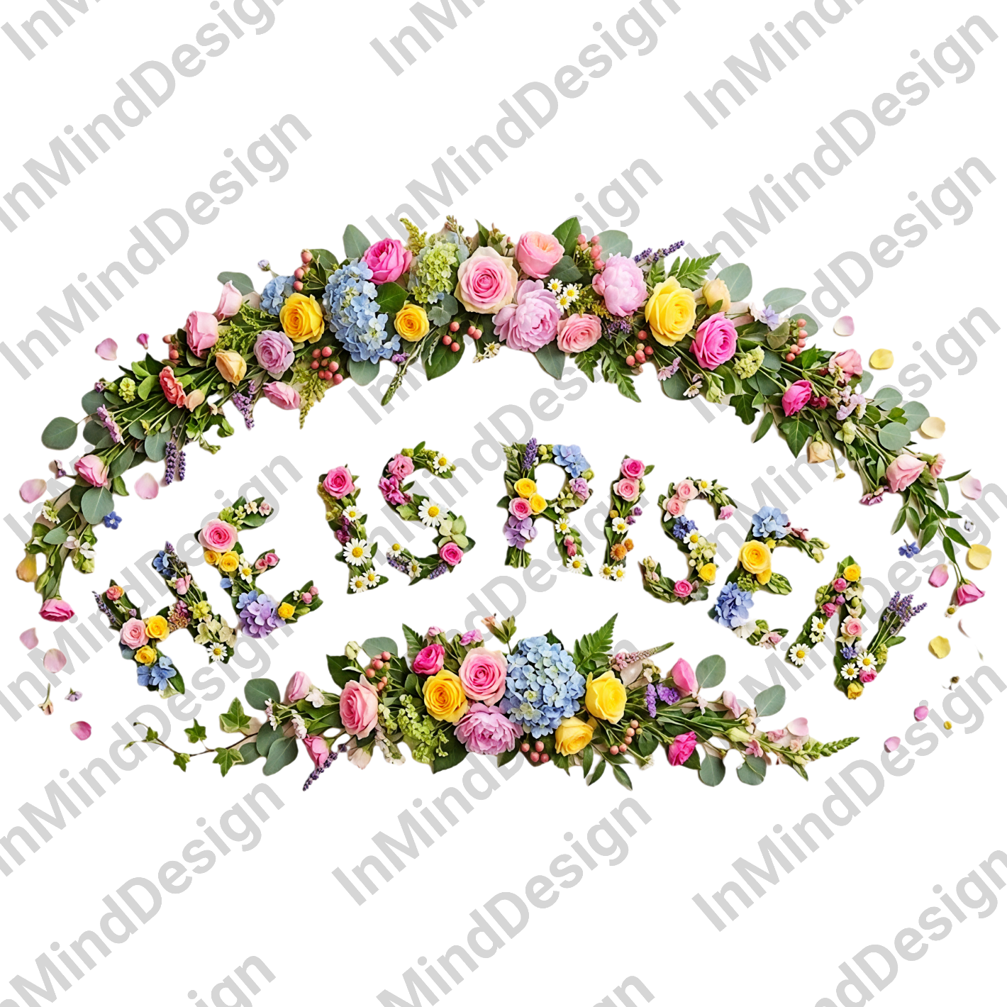 Christian Spring Flowers Clipart