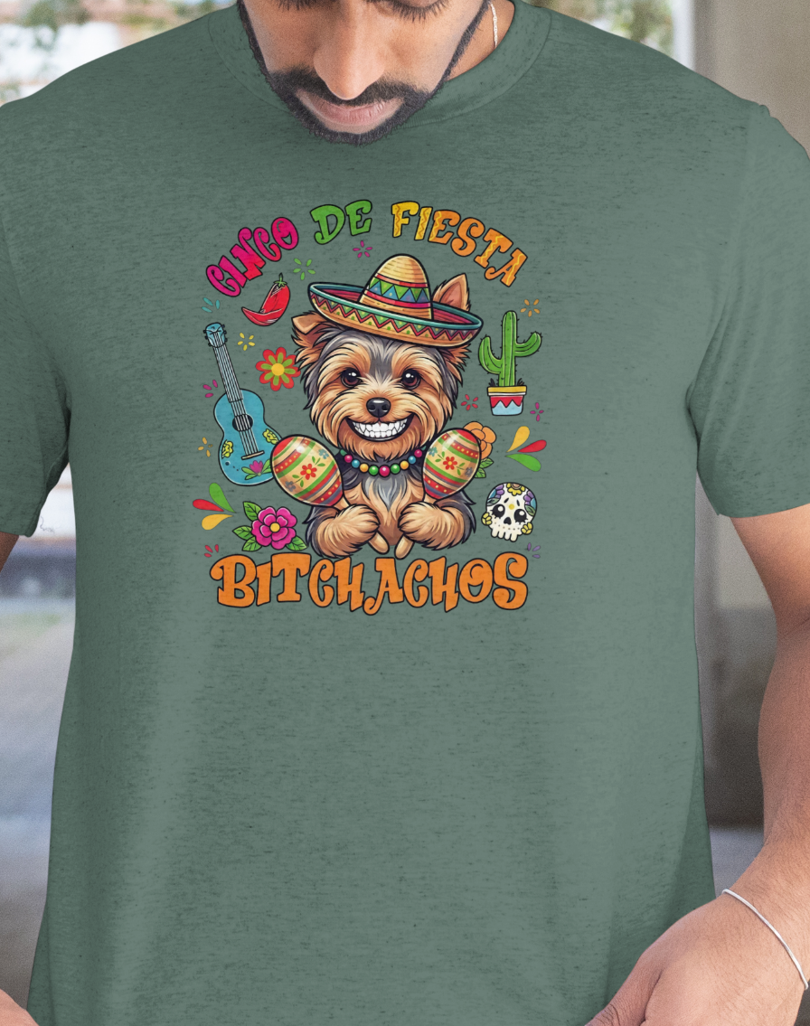 Funny Yorkie Cinco De Mayo PNG