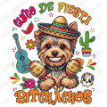 Funny Yorkie Cinco De Mayo PNG