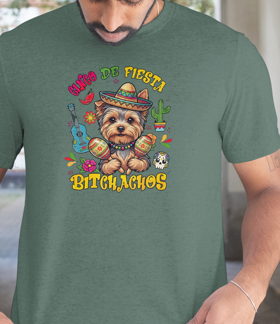 Funny Yorkie Dog Cinco de Mayo PNG