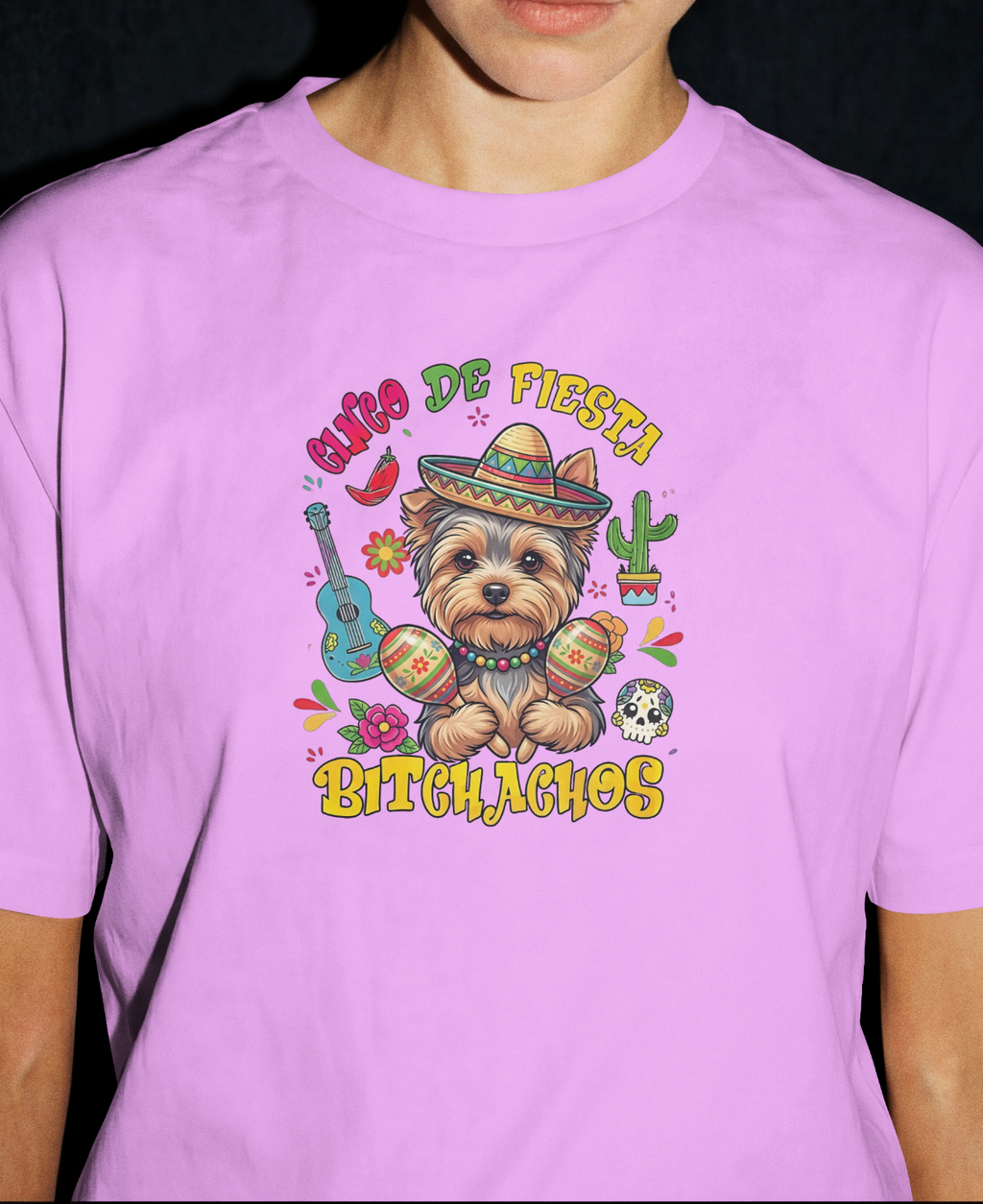 Funny Yorkie Dog Cinco de Mayo PNG