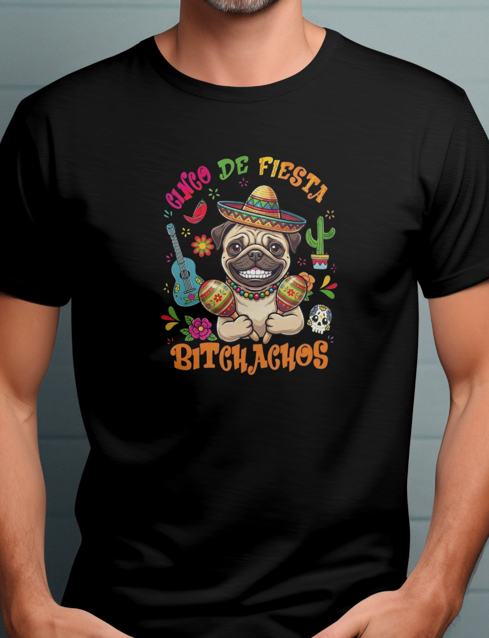 Funny Pug Cinco De Mayo PNG