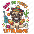 Funny Pug Cinco De Mayo PNG