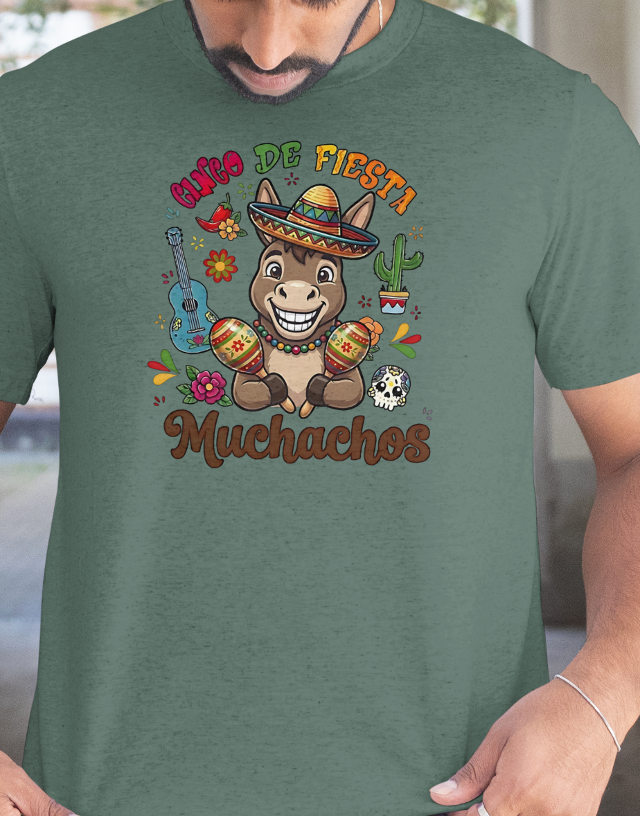 Cute Donkey Cinco de Mayo PNG