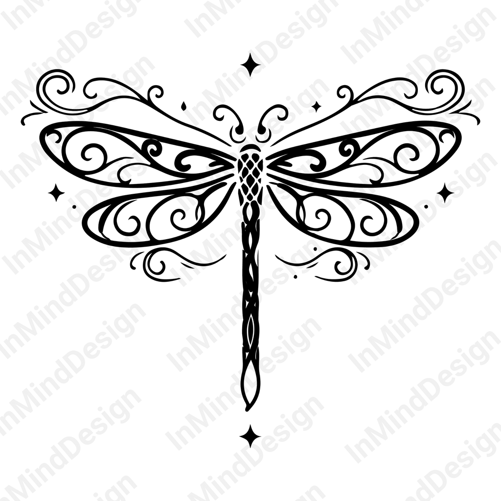 Celestial Dragonfly PNG