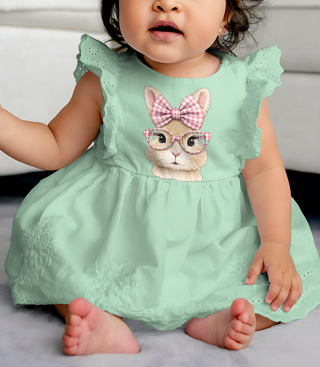 Adorable Fluffy Bunny Face PNG