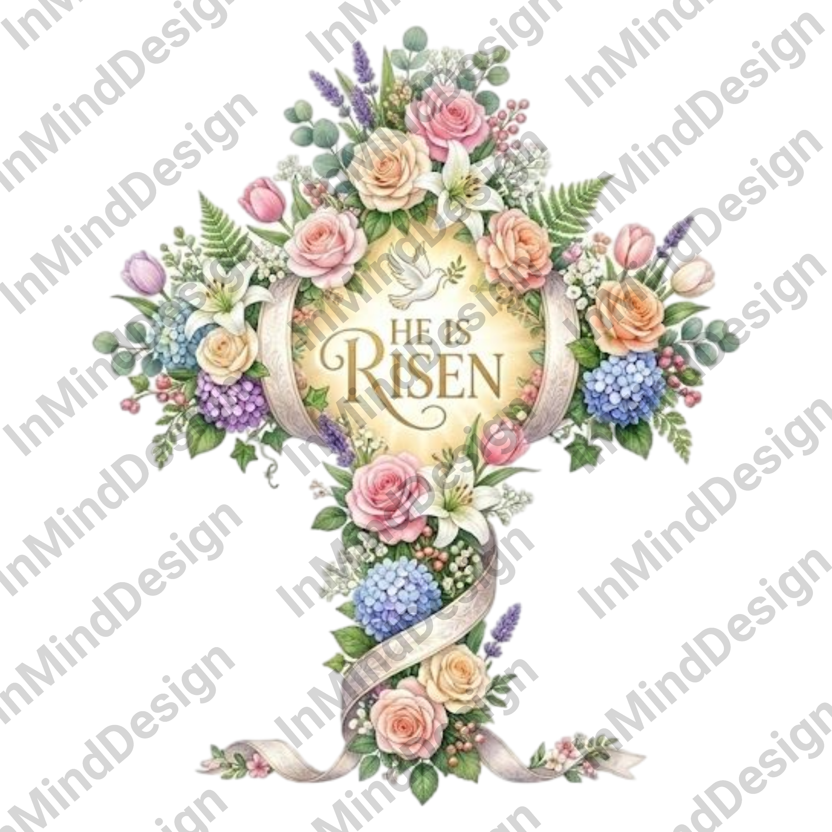 Easter Religious Spring Cross