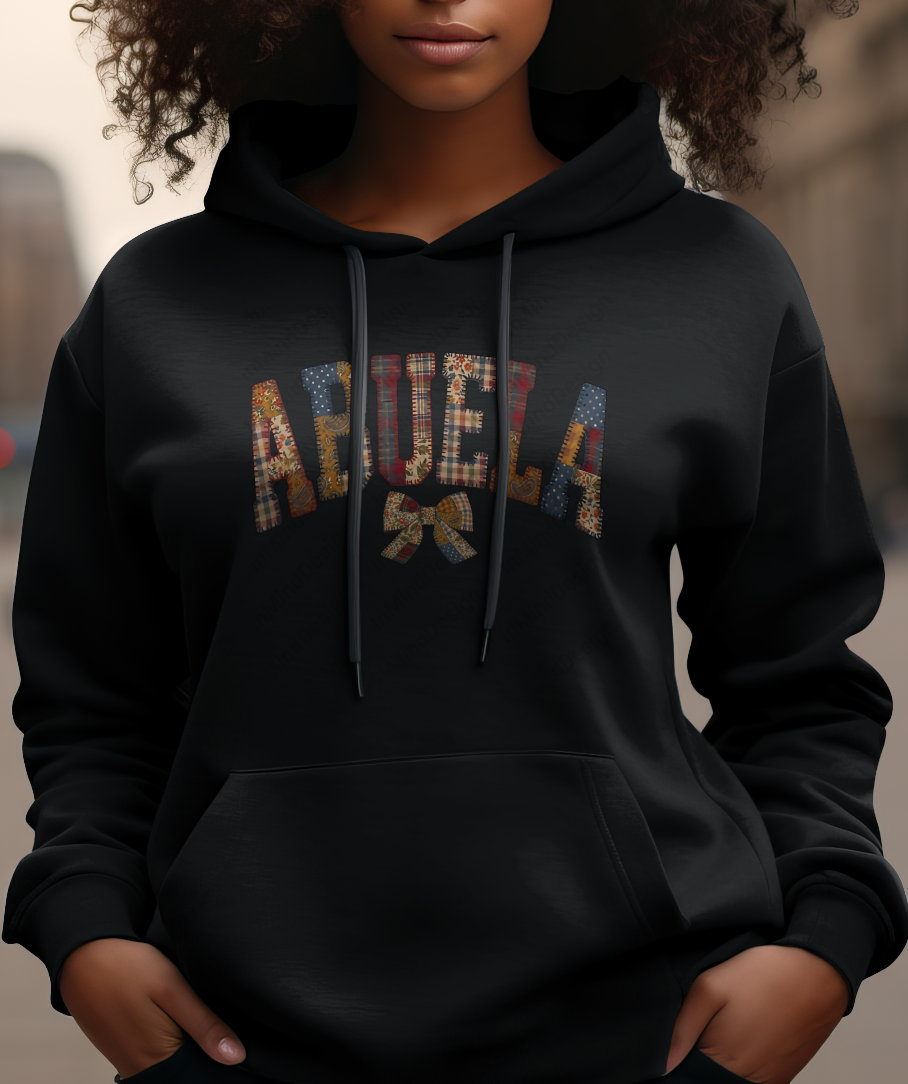 Abuela Patchwork Quilt Design PNG