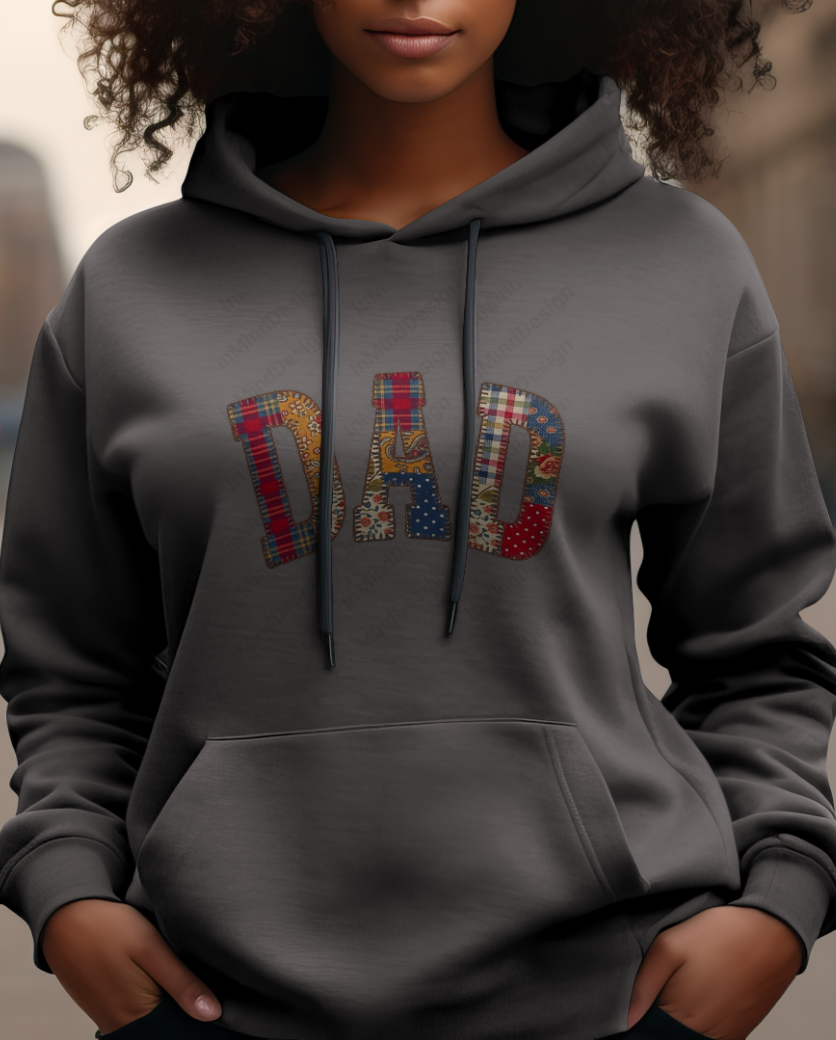 Dad Patchwork Quilt Design PNG