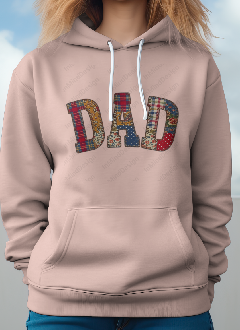 Dad Patchwork Quilt Design PNG