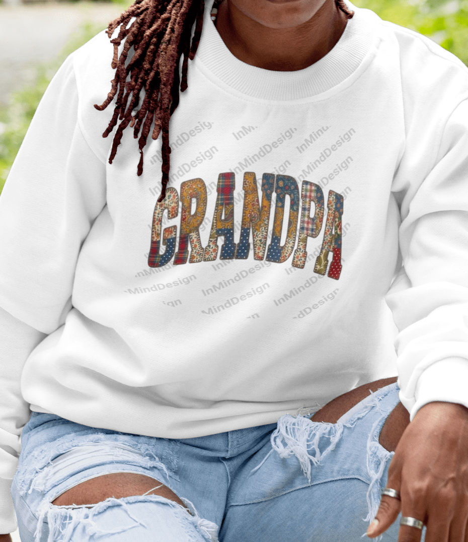 Grandpa Patchwork Quilt PNG