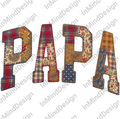 Papa Patchwork Quilt PNG