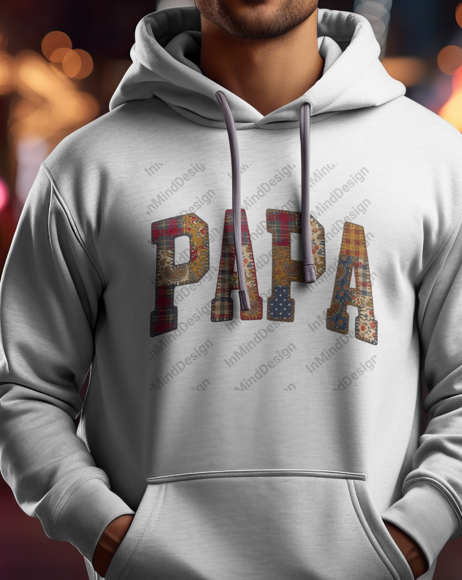 Papa Patchwork Quilt PNG