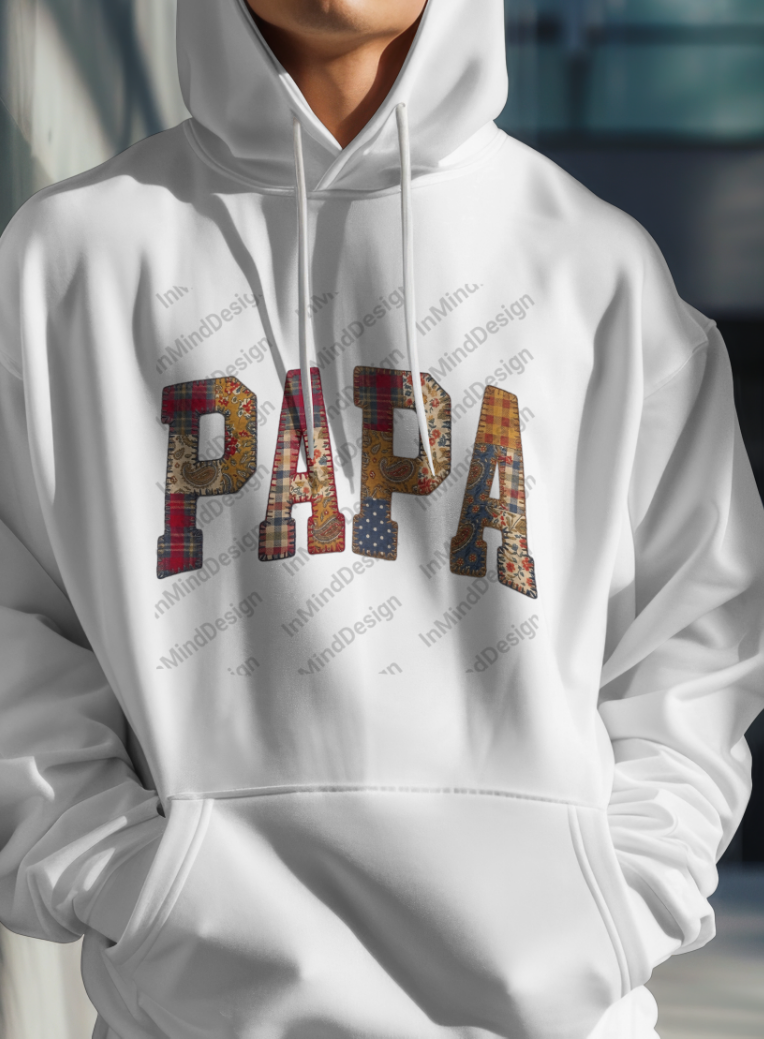 Papa Patchwork Quilt PNG