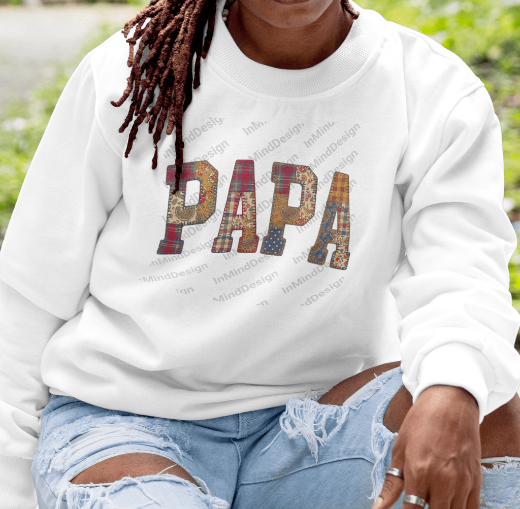Papa Patchwork Quilt PNG