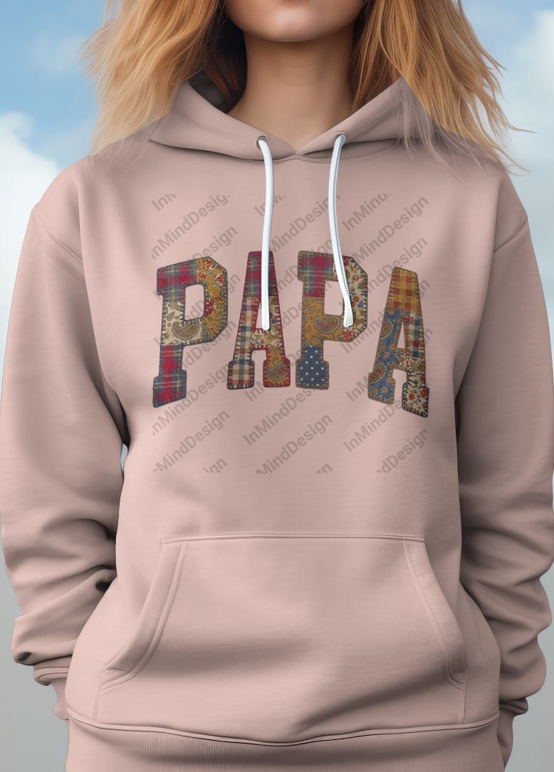 Papa Patchwork Quilt PNG