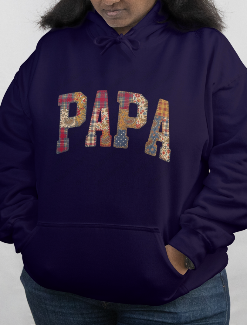 Papa Patchwork Quilt PNG