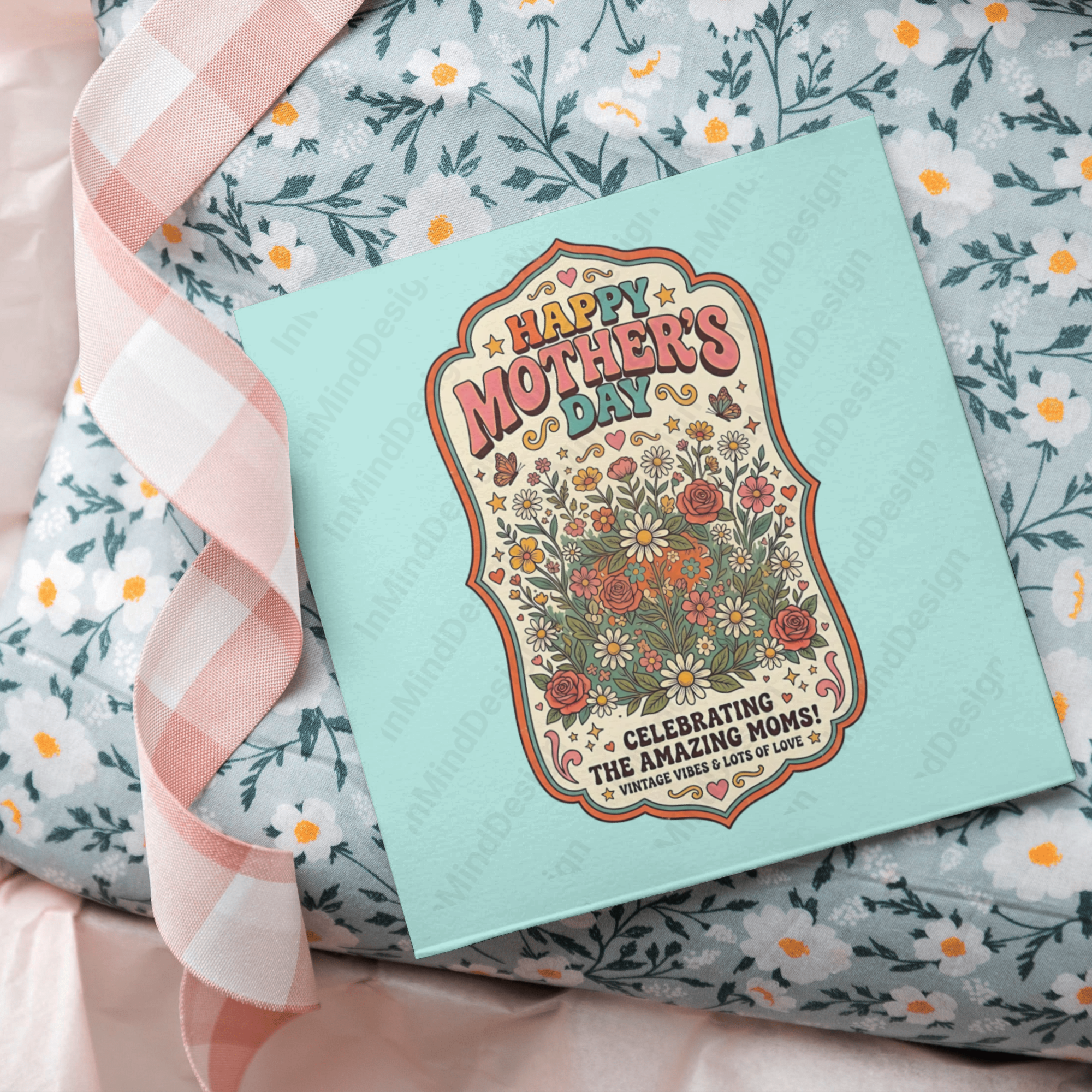 Retro Mother's Day PNG