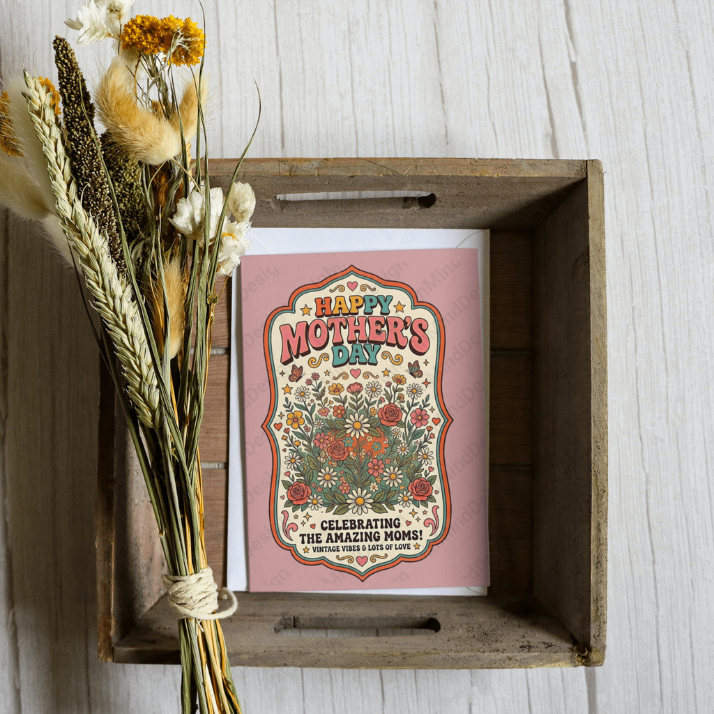 Retro Mother's Day PNG
