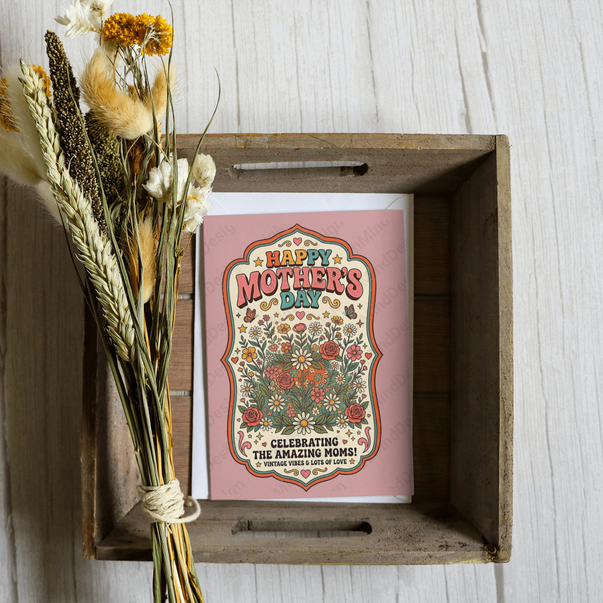 Retro Mother's Day PNG