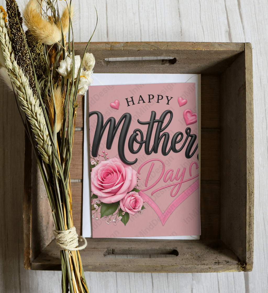 3D Happy Mother's Day PNG