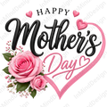 3D Happy Mother's Day PNG