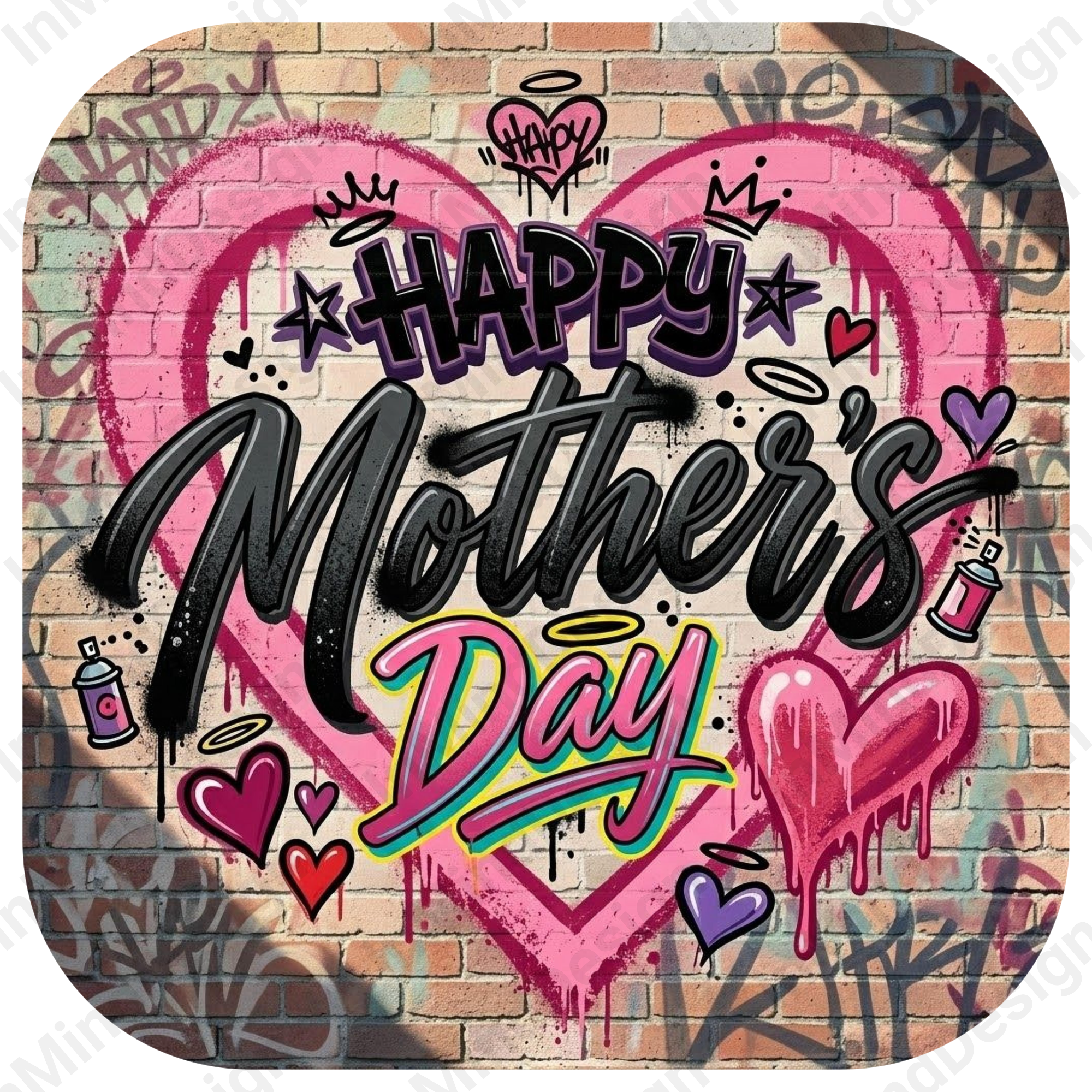 Graffiti Mother's Day PNG