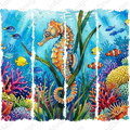 Watercolor Seahorse PNG
