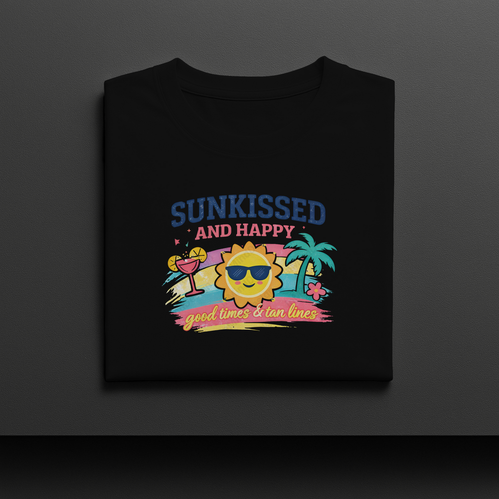 Retro Summer Beach PNG