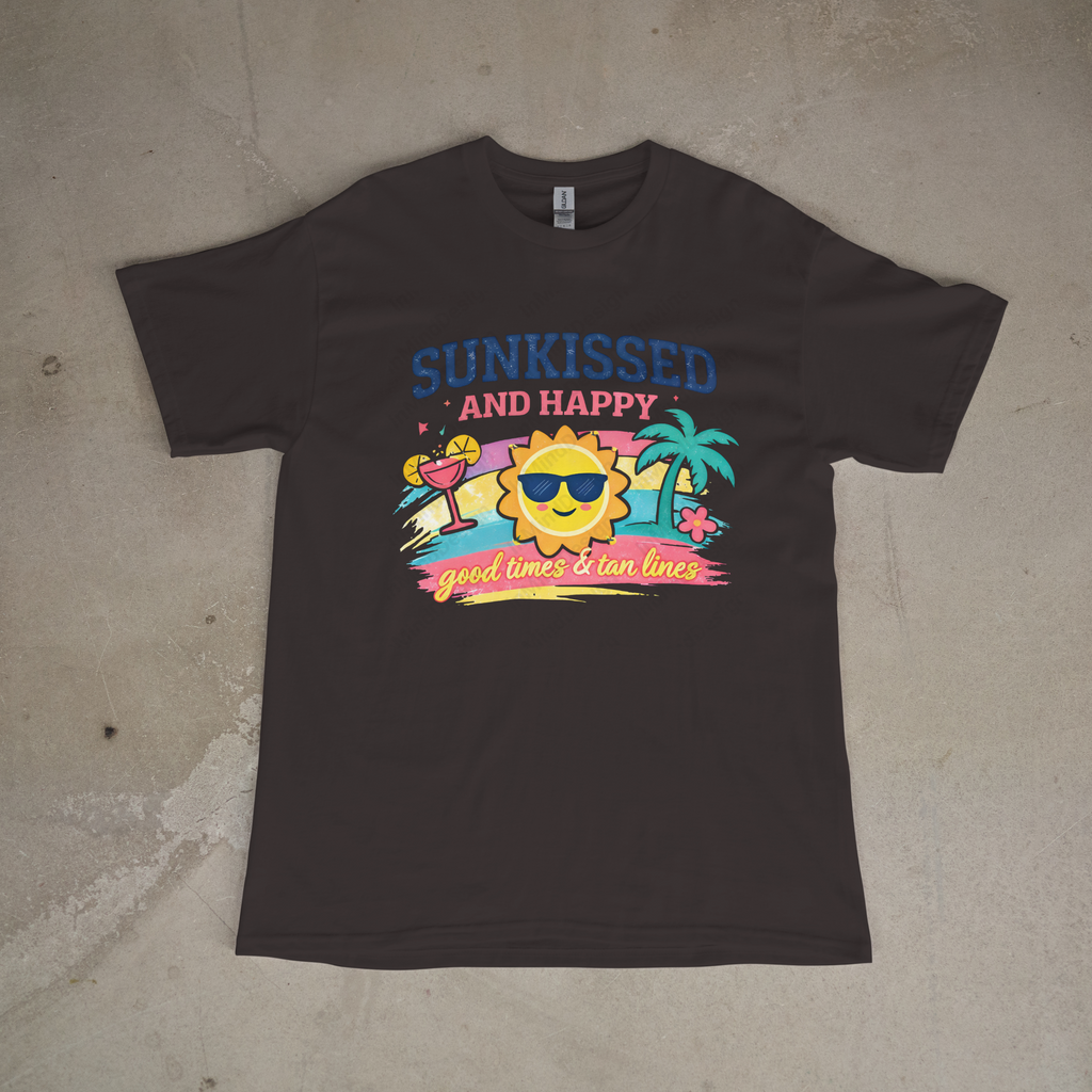 Retro Summer Beach PNG