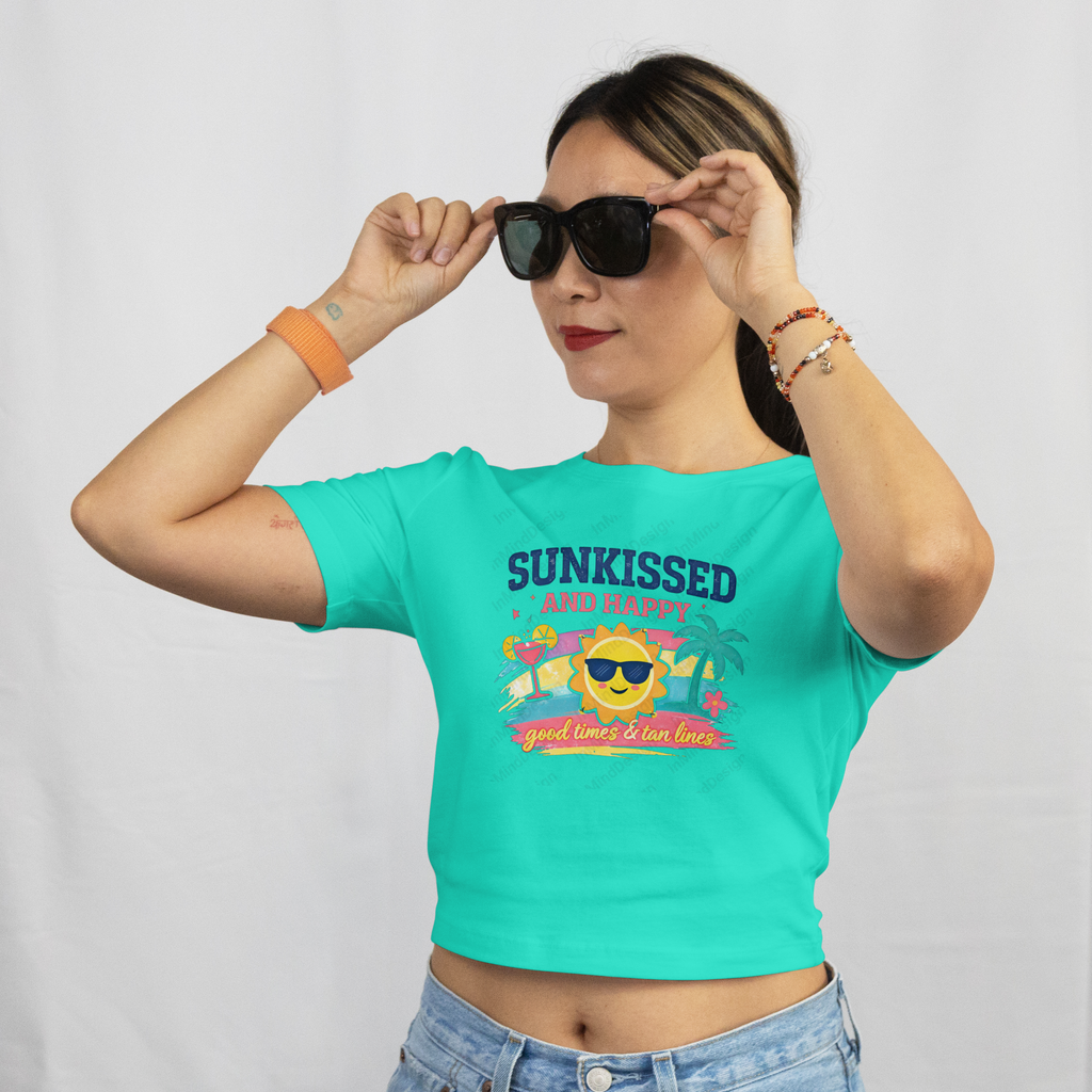 Retro Summer Beach PNG