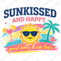 Retro Summer Beach PNG