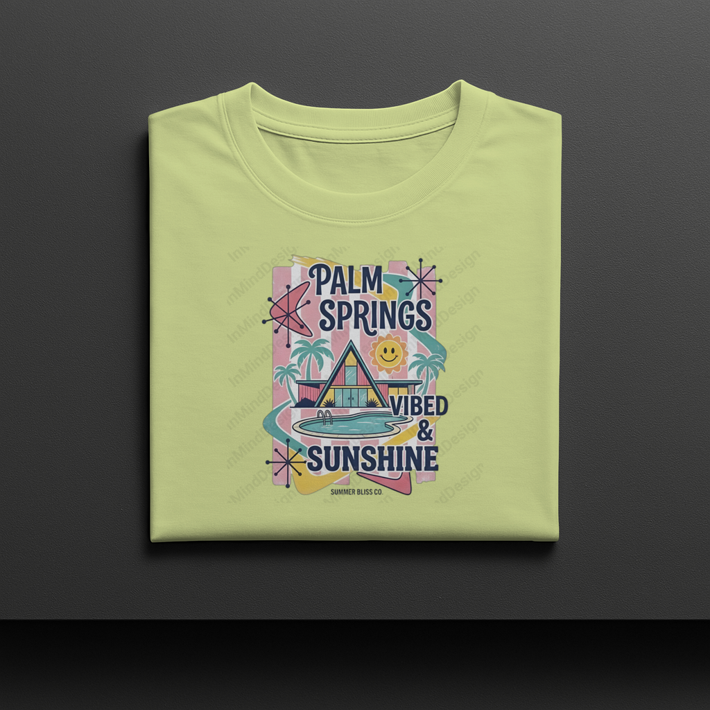 Palm Springs Vibes PNG