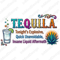 Funny Tequila Acronym PNG