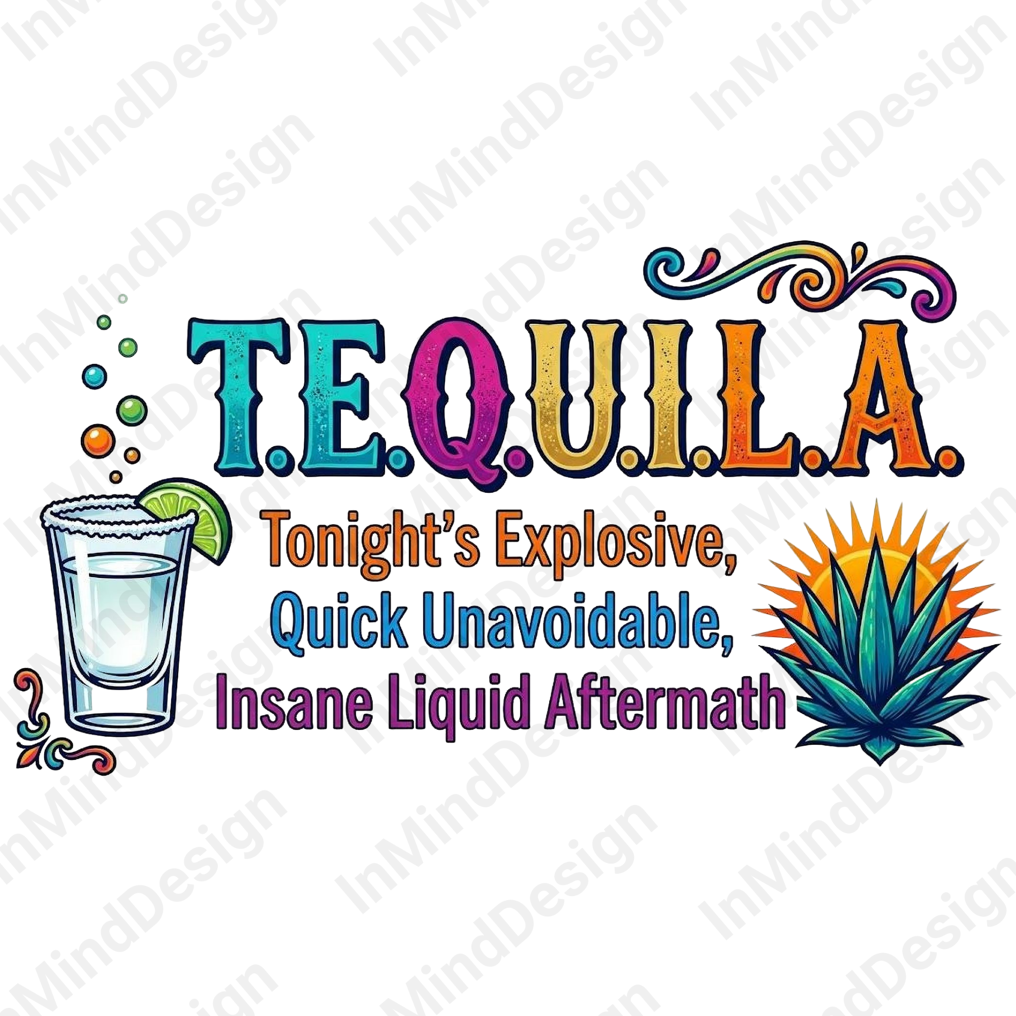 Funny Tequila Acronym PNG