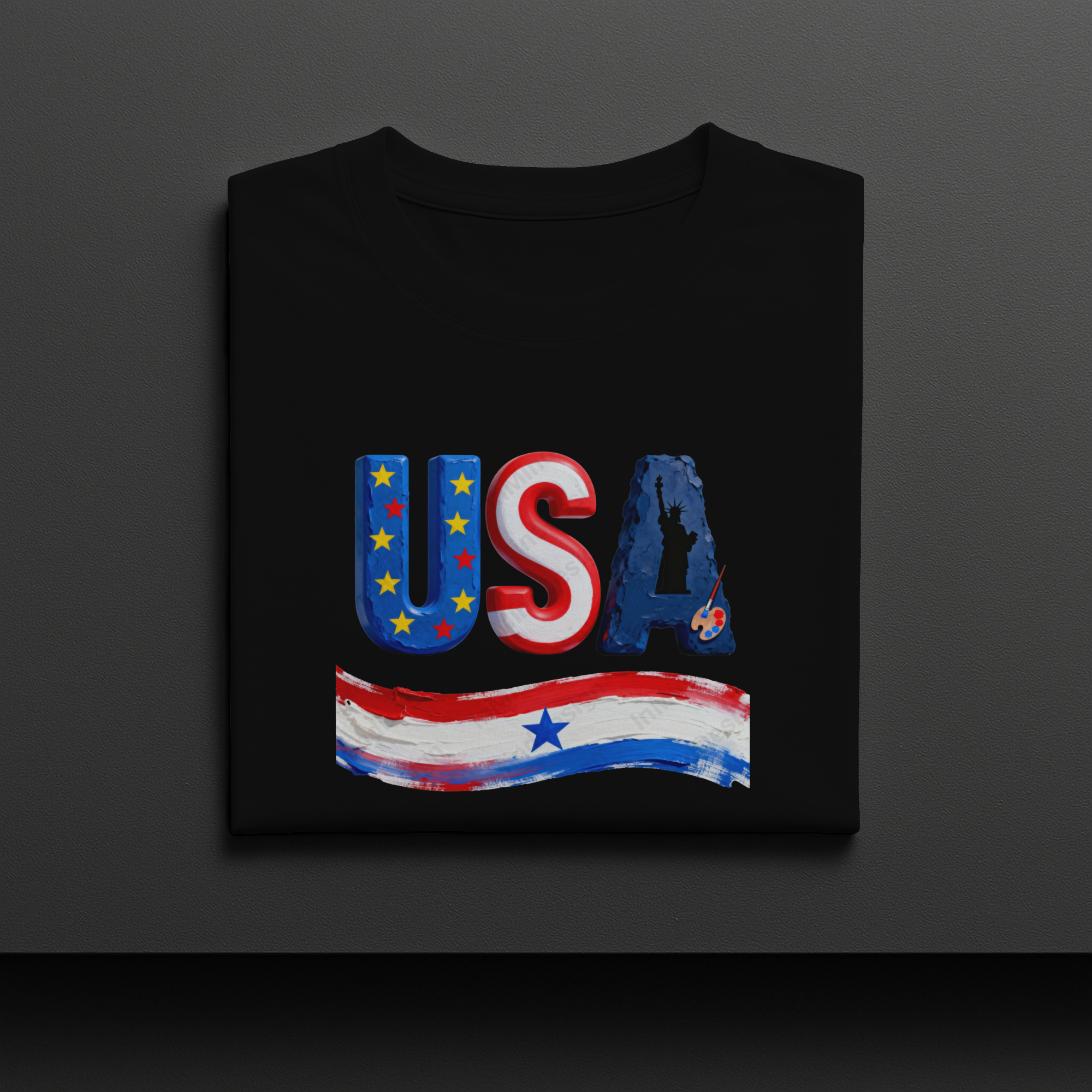 Patriotic Paint Stroke PNG