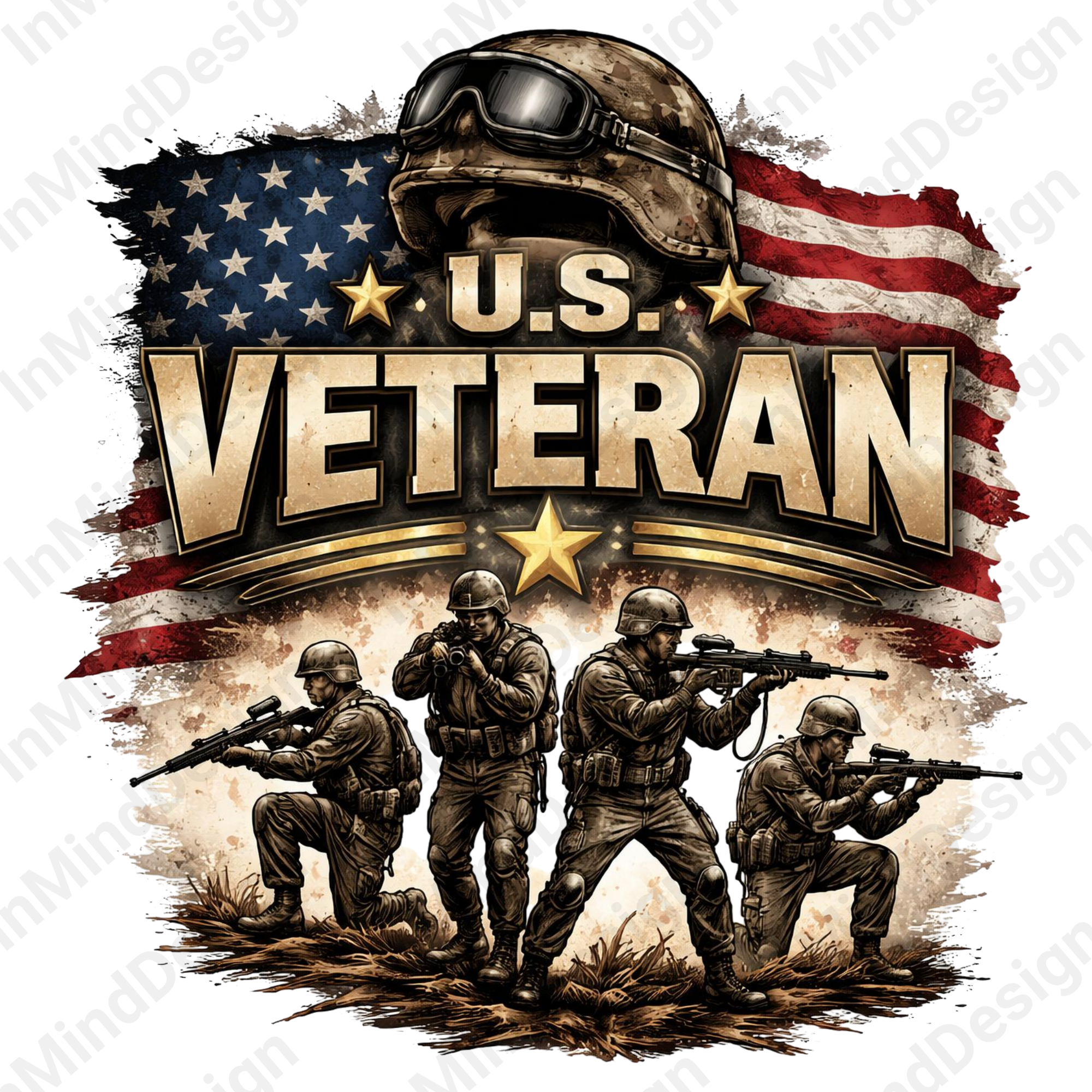 U.S. Veteran PNG Digital Download