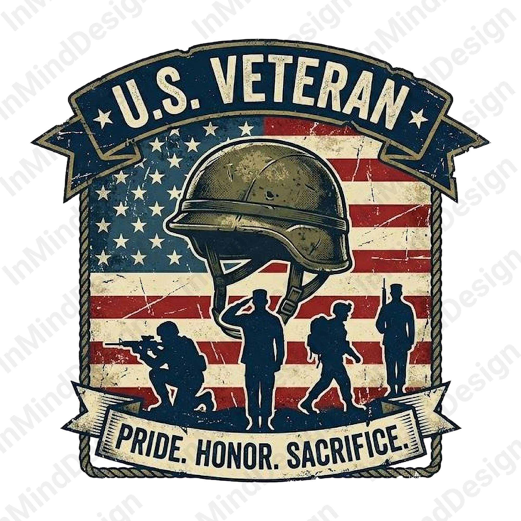 Pride Honor Sacrifice Military PNG